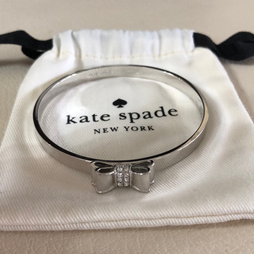 Kate Spade Silver Bow Bracelet